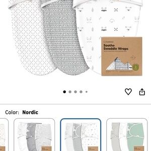 Nordic Gray and White Baby Sleep Sacks
